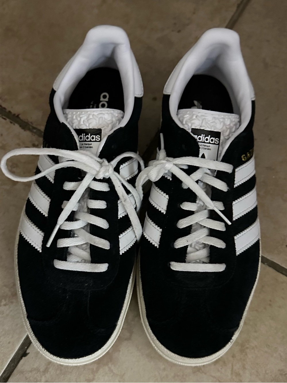 Adidas Women’s Black & White Gazelle Sneakers